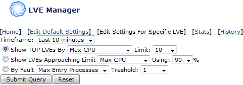 Cloud Linux stats