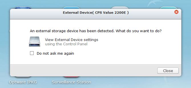 QNAP NAS - External Device