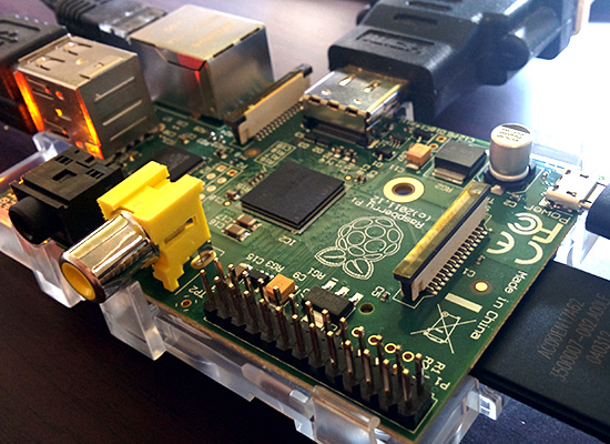 Raspberry Pi Before Heatsinks