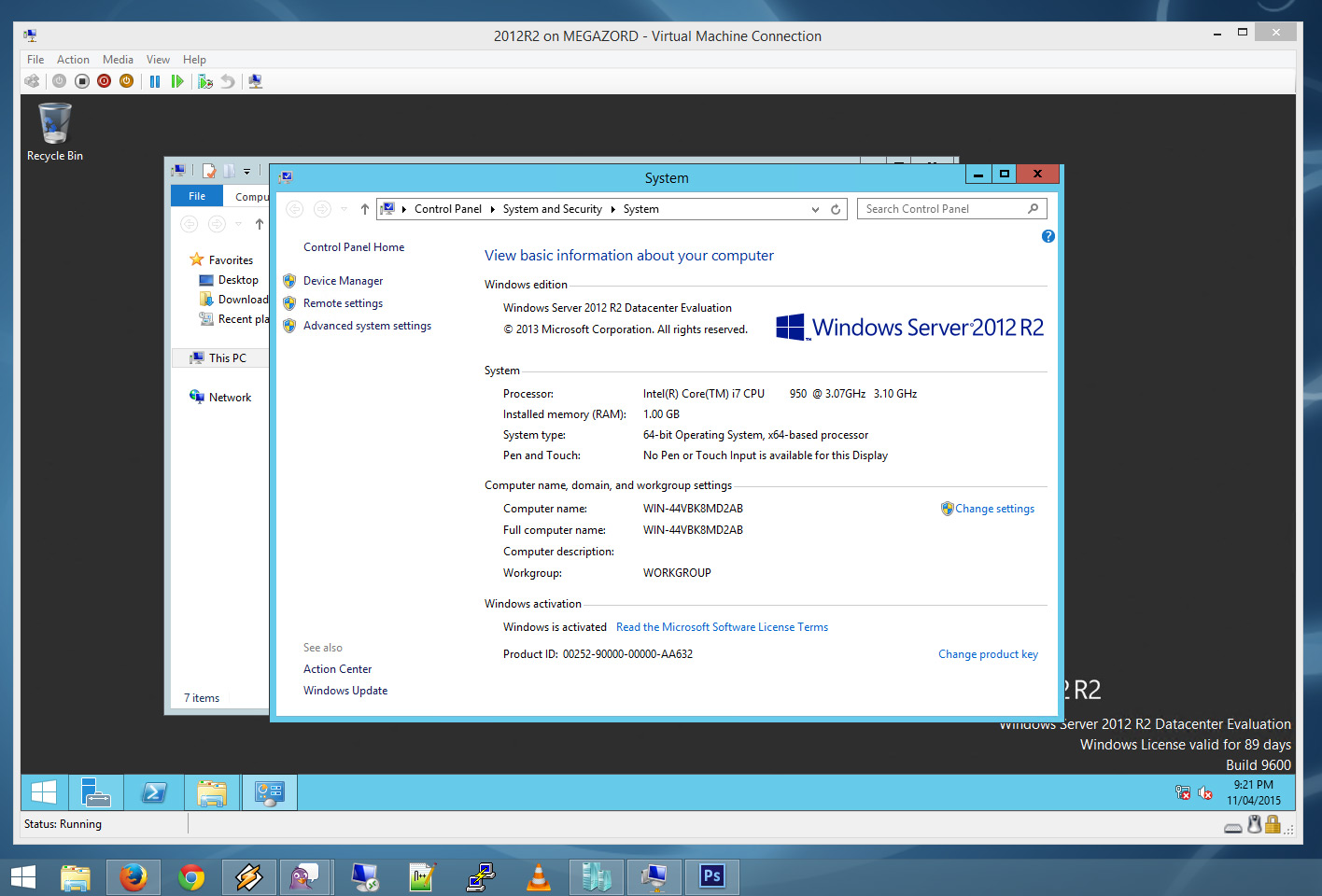 Hyper-V in Windows 8.1