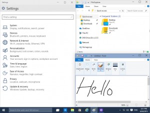 Microsoft Windows 10 Window Snap