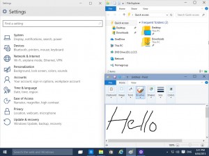 Microsoft Windows 10 Window Snap