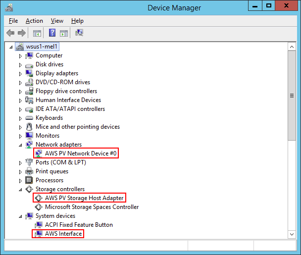 XenServer Tools Device Manager