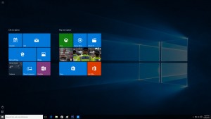 Windows 10 full start screen