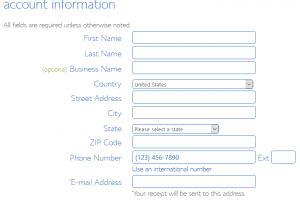 Bluehost WordPress Hosting Account Information