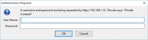 Apache Private Directory Authentication Prompt