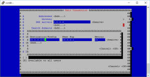 Network Settings TUI