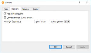 Bitcoin Client Proxy Network Settings