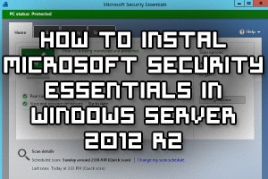 Cara Install Microsoft Security Essential Di Windows Server 2003