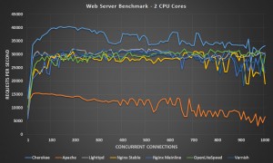 Web Server Benchmark 2 CPU Cores