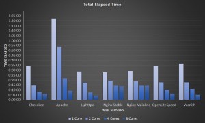 Web Server Benchmark Total Time Taken