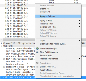 wireshark usb keyboard keypresses wireshark usb keyboard keypresses