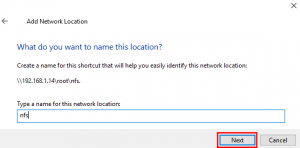 Add network location