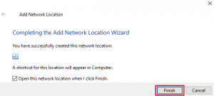 Add network location