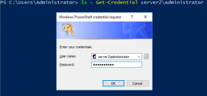 PowerShell Get-Credential