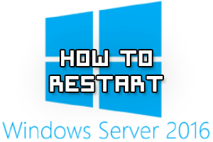 how to restart windows server using cmd