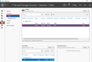 Server Manager File And Storage Services