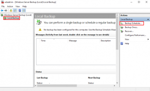 Windows Server Backup