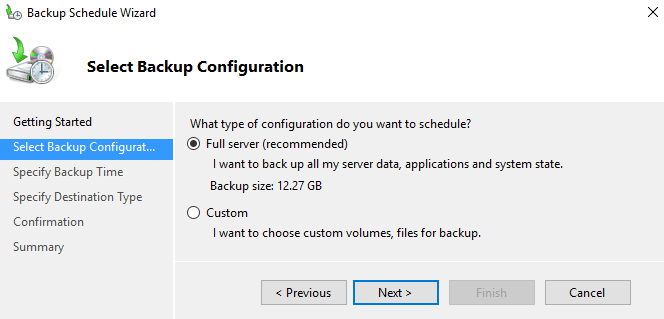 How To Backup Windows Server 16