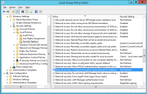 Windows Local Group Policy Editor