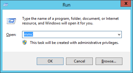 Windows Run MMC