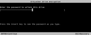 BitLocker Enter Password On Boot