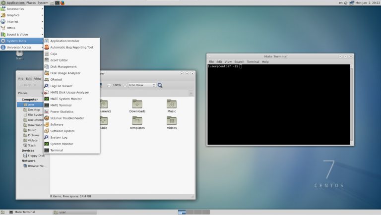 How To Install MATE GUI In CentOS 7 Linux