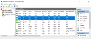 WSUS Firewall Rules