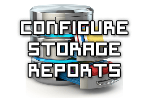 Configure Storage Reports with File Server Resource Manager