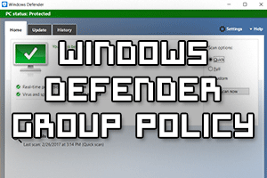 group policy windows defender missing