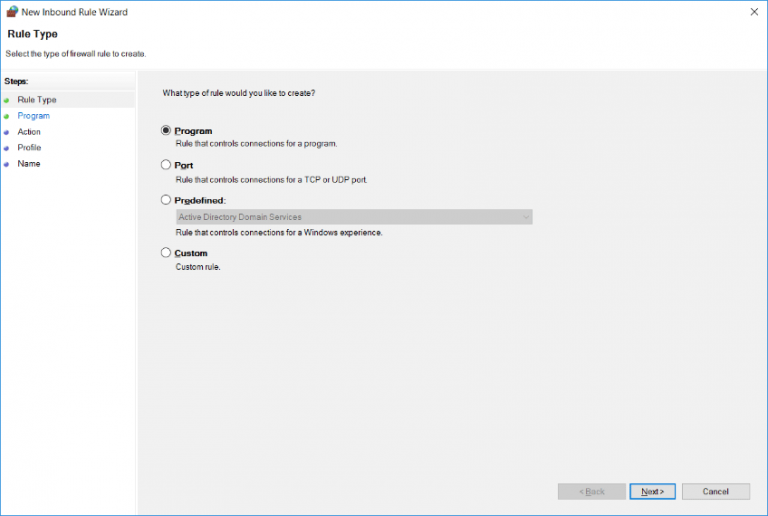 Configure Firewall Rules for Multiple Profiles Using Group Policy