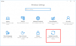 Windows Server 2016 Settings