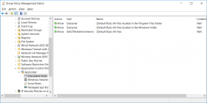 AppLocker Default Rules