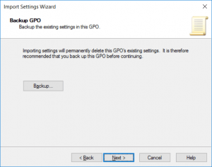 Backup GPO