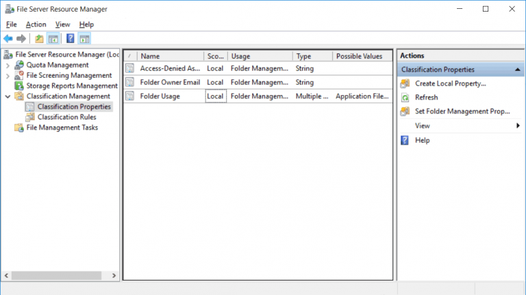 Fsrm Classification Configure File Classification Infrastructure (FCI) Using FSRM - RootUsers