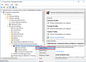 Import and Export Firewall Rules with Group Policy