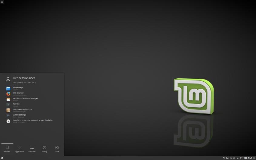 Linux Mint - KDE Desktop