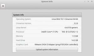 Linux Mint System Info