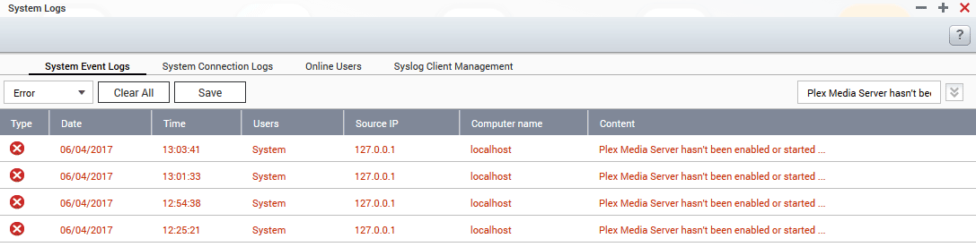 how to manually update plex media server qnap package