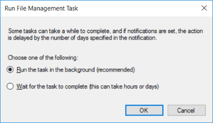 Run File Management Task