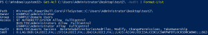 PowerShell Get-Acl Test2