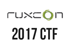 Ruxcon 2017 CTF