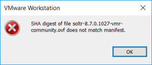 VMware ovf hash file change