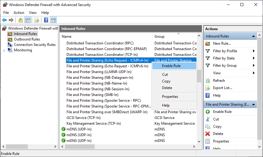 program för Windows med avancerad säkerhetsping