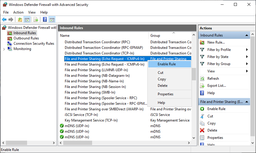 How To Enable Ping In Windows Server 19 Firewall Rootusers