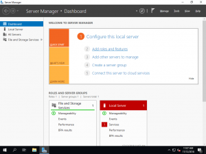 Windows Server 2019 Server Manager